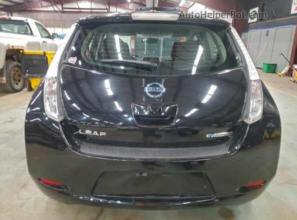 1N4BZ0CP1GC314293 2016 NISSAN LEAF Black Вид ззаду