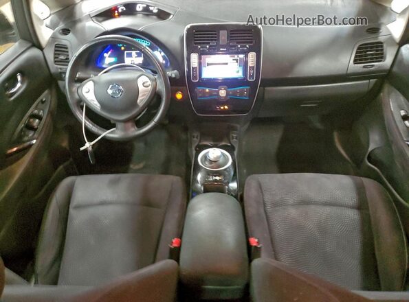 1N4BZ0CP1GC314293 2016 NISSAN LEAF Black Вид панелі приладів
