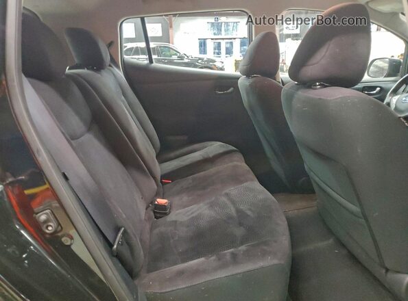 1N4BZ0CP1GC314293 2016 NISSAN LEAF Black Вид задніх сидінь