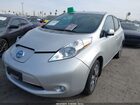 2017 Nissan Leaf Sv Silver vin: 1N4BZ0CP2HC305040