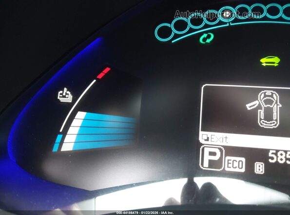 1N4BZ0CP2HC305040 2017 NISSAN LEAF Silver Панорамний вид салону 360°