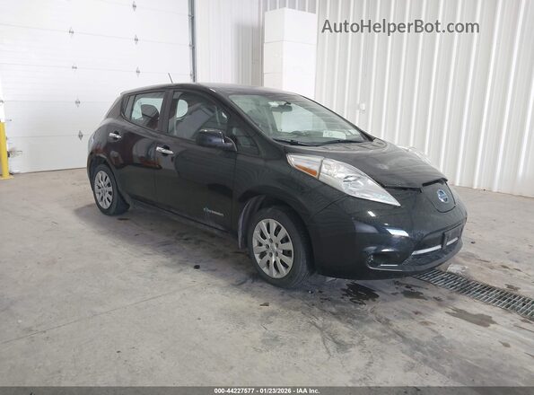 1N4BZ0CP3HC309274 2017 NISSAN LEAF Черный Передняя правая четверть