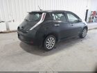 2017 Nissan Leaf S Черный vin: 1N4BZ0CP3HC309274