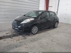 2017 Nissan Leaf S Черный vin: 1N4BZ0CP3HC309274