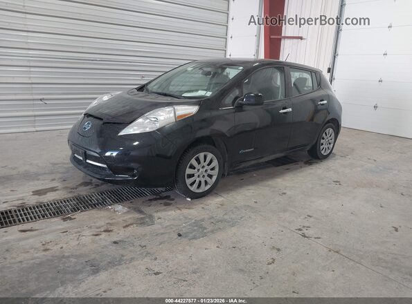 1N4BZ0CP3HC309274 2017 NISSAN LEAF Черный Передняя левая четверть