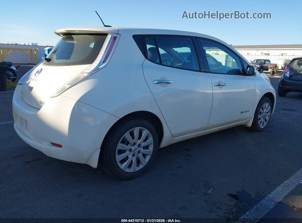 1N4BZ0CP4HC300079 2017 NISSAN LEAF White Tył prawy