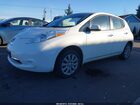 2017 Nissan Leaf S White vin: 1N4BZ0CP4HC300079