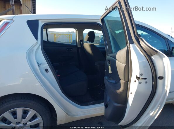 1N4BZ0CP4HC300079 2017 NISSAN LEAF White Widok naklejki z numerem VIN