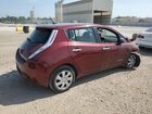 2016 Nissan Leaf Sv Бордовый vin: 1N4BZ0CP5GC313096