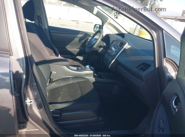 1N4BZ0CP6GC315150 2016 NISSAN LEAF Серый Вид салона спереди
