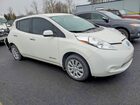 2017 Nissan Leaf S White vin: 1N4BZ0CP7HC309746