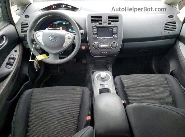 1N4BZ0CP7HC309746 2017 NISSAN LEAF White Вид панелі приладів
