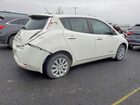 2017 Nissan Leaf S White vin: 1N4BZ0CP7HC309746