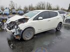 2017 Nissan Leaf S White vin: 1N4BZ0CP8HC308069