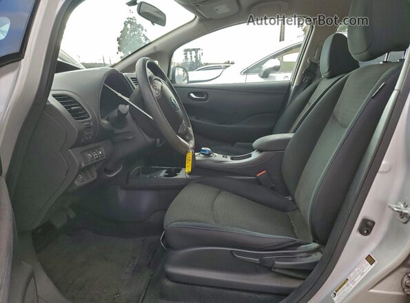 1N4BZ0CP9GC314820 2016 NISSAN LEAF Silver Widok wnętrza z przodu