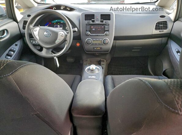 1N4BZ0CP9GC314820 2016 NISSAN LEAF Silver Widok deski rozdzielczej