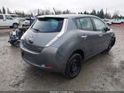2017 Nissan Leaf S Gray vin: 1N4BZ0CP9HC304967