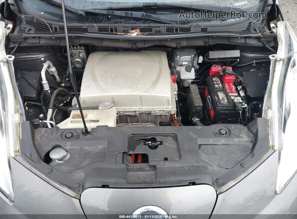 1N4BZ0CP9HC304967 2017 NISSAN LEAF Gray Rear view
