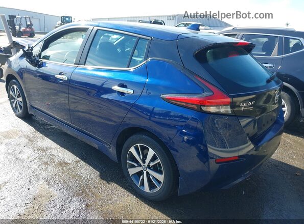 1N4BZ1BV8MC554667 2021 NISSAN LEAF Blue Rear left