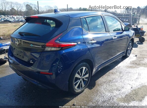 1N4BZ1BV8MC554667 2021 NISSAN LEAF Blue Rear right