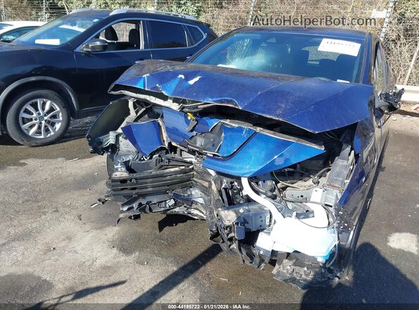 1N4BZ1BV8MC554667 2021 NISSAN LEAF Blue Front view