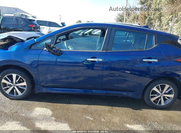 1N4BZ1BV8MC554667 2021 NISSAN LEAF Blue Rear interior view