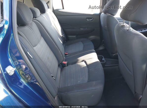 1N4BZ1BV8MC554667 2021 NISSAN LEAF Blue VIN sticker view