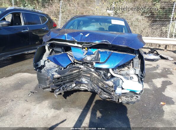 1N4BZ1BV8MC554667 2021 NISSAN LEAF Blue Dashboard view