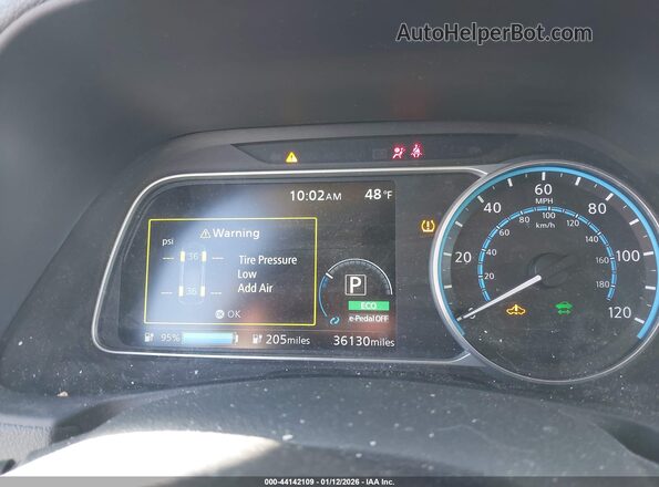 1N4BZ1CP6KC320167 2019 NISSAN LEAF Белый 