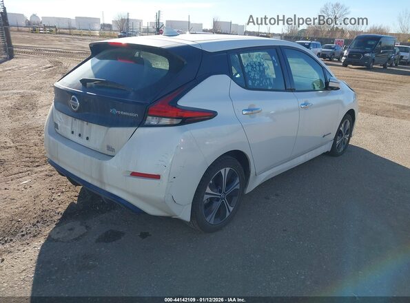 1N4BZ1CP6KC320167 2019 NISSAN LEAF Белый Задняя правая четверть