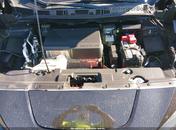 1N4BZ1CV2MC555733 2021 NISSAN LEAF Black Widok z tyłu