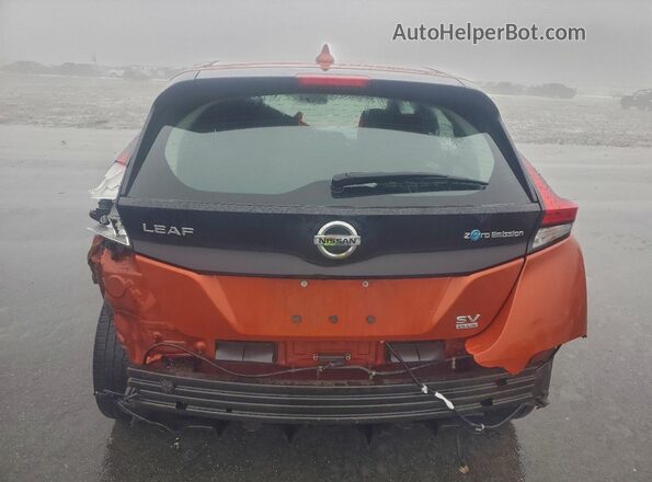 1N4BZ1CV5NC553475 2022 NISSAN LEAF Оранжевый Вид сзади