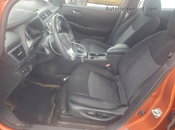 1N4BZ1CV5NC553475 2022 NISSAN LEAF Оранжевый Вид салона спереди