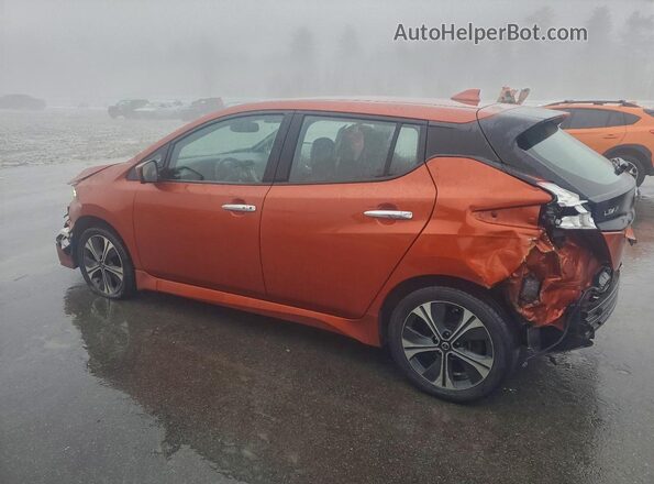 1N4BZ1CV5NC553475 2022 NISSAN LEAF Оранжевый Задняя левая четверть