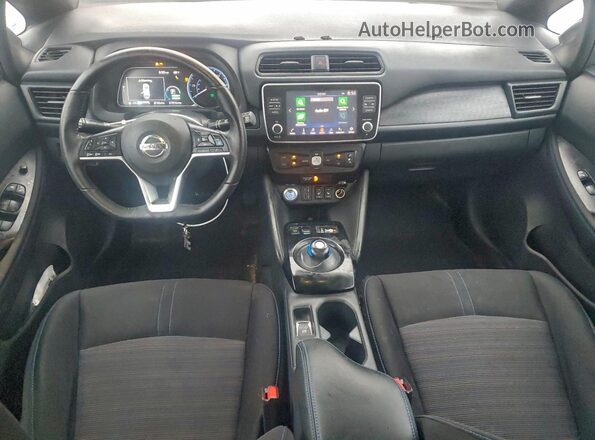 1N4BZ1CV5NC553475 2022 NISSAN LEAF Оранжевый Вид панели приборов