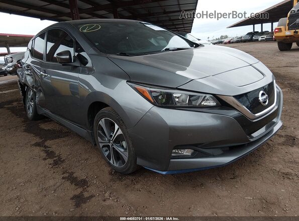 1N4BZ1CV7MC551189 2021 NISSAN LEAF Gray Przód prawy