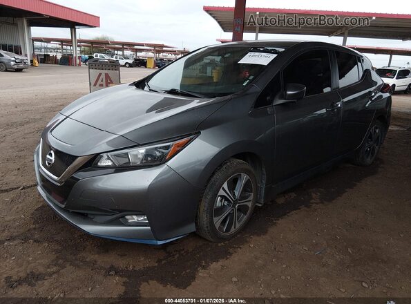 1N4BZ1CV7MC551189 2021 NISSAN LEAF Gray Przód lewy