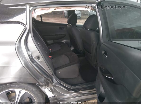 1N4BZ1CV7MC551189 2021 NISSAN LEAF Gray Widok naklejki z numerem VIN