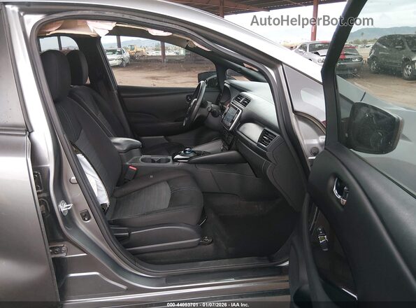 1N4BZ1CV7MC551189 2021 NISSAN LEAF Gray Widok wnętrza z przodu