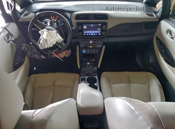 1N4BZ1DP1LC302319 2020 NISSAN LEAF Белый Вид панели приборов