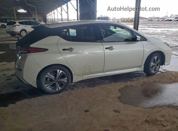 1N4BZ1DP1LC302319 2020 NISSAN LEAF Белый Задняя правая четверть