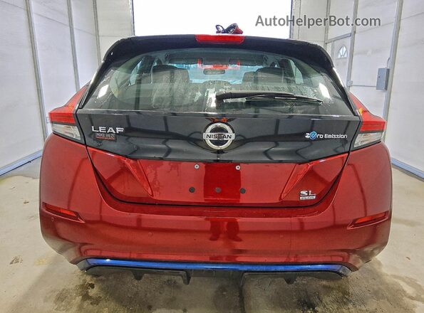 1N4BZ1DP3LC310311 2020 NISSAN LEAF Красный Вид сзади