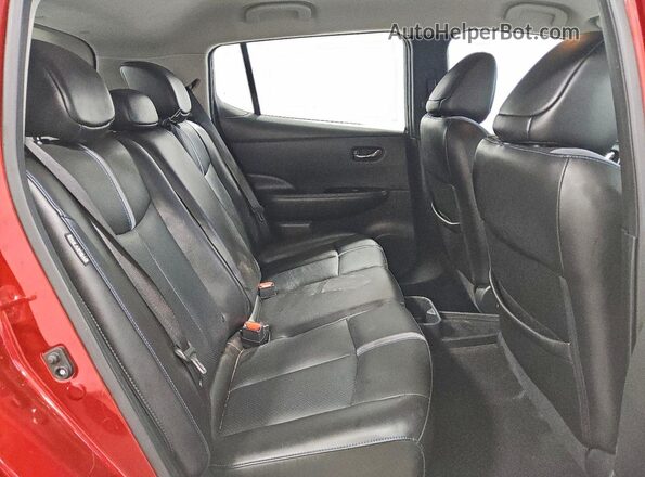 1N4BZ1DP3LC310311 2020 NISSAN LEAF Красный Вид задних сидений