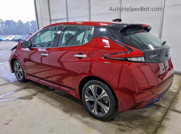 1N4BZ1DP3LC310311 2020 NISSAN LEAF Красный Задняя левая четверть