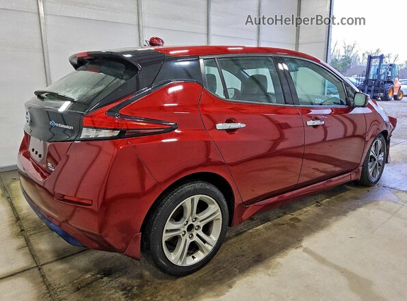 1N4BZ1DP3LC310311 2020 NISSAN LEAF Красный Задняя правая четверть
