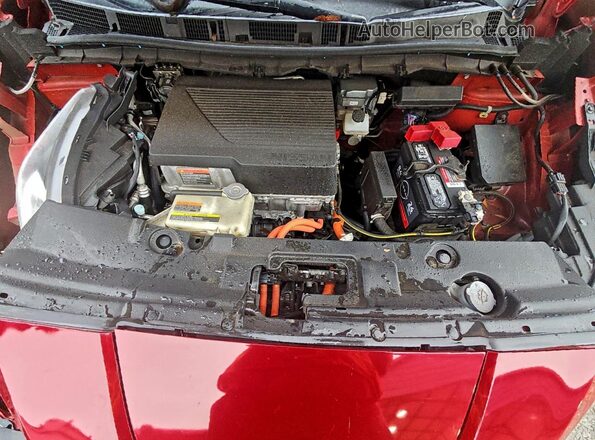 1N4BZ1DP3LC310311 2020 NISSAN LEAF Красный Вид задней части салона