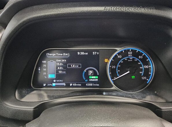 1N4BZ1DP3LC310311 2020 NISSAN LEAF Красный 