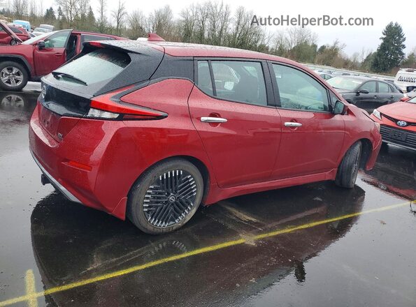 1N4CZ1CV0PC563113 2023 NISSAN LEAF Бордовый Задняя правая четверть