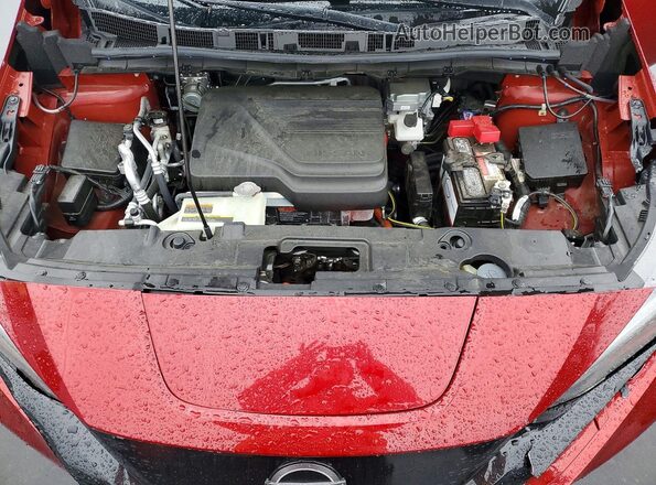 1N4CZ1CV0PC563113 2023 NISSAN LEAF Бордовый Вид задней части салона
