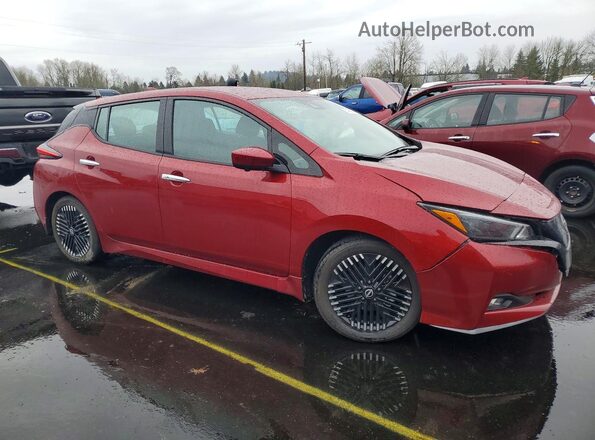 1N4CZ1CV0PC563113 2023 NISSAN LEAF Бордовый Передняя правая четверть